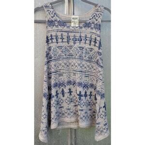 Vocal USA Women's Embellished Knit Tank Top Size S